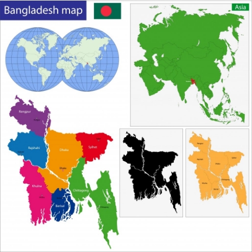 how many landforms are there in bangladesh