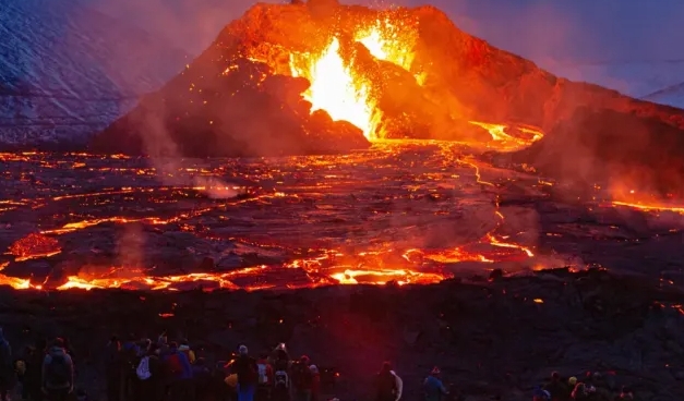 formation volcan