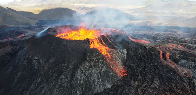 volcano pollution