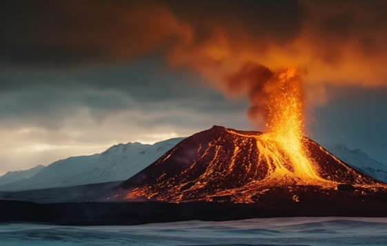 show me pictures of volcanoes