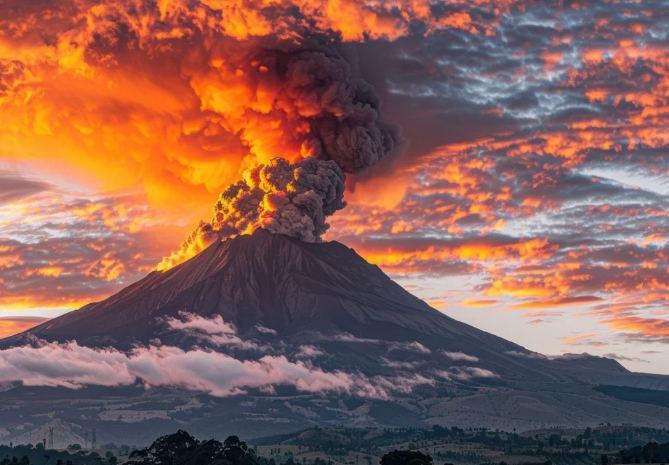 natural disasters volcanic eruption